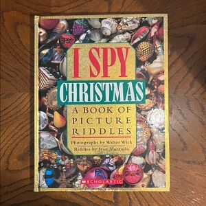 Christmas kids book | I Spy Christmas | large hardcover book